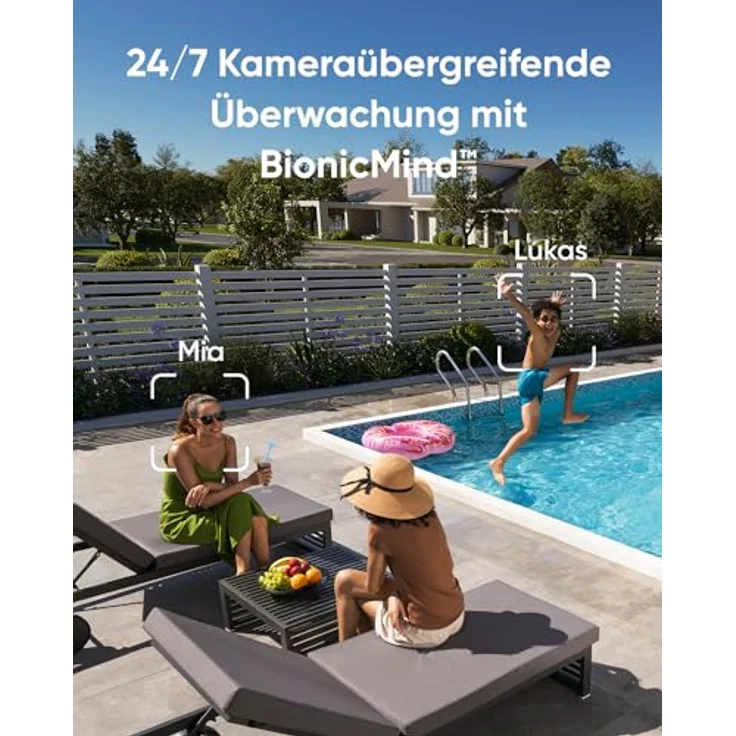 eufy eufyCam E330, Netzwerkkamera, Schwarz, Weiss – Bild 4