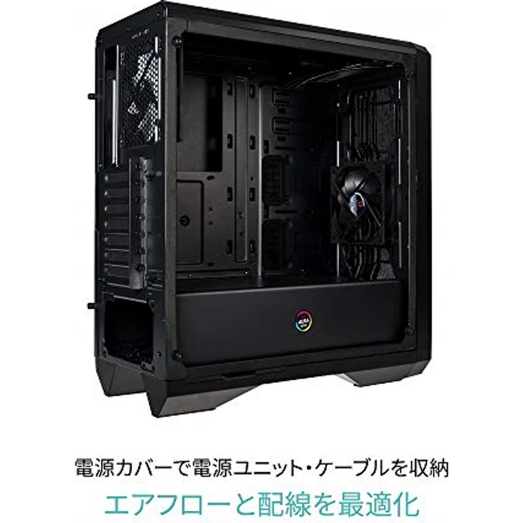 BitFenix BFC-ESM-150-KKWGK-RP - Computer-Gehäuse (Midi ATX Tower, PC, Kunststoff, Stahl, Gehärtetes Glas, Schwarz, ATX,EATX,Micro ATX,Mini-ATX, Gaming) – Bild 3