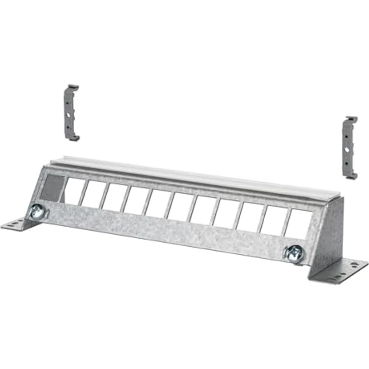 METZ CONNECT SmartConnectPP 12Port Keystone, unbestückt, Modulhalterung für Daten-, KOAX- und LWL-Module, Montage auf Hutschiene (TH35) – Bild 2