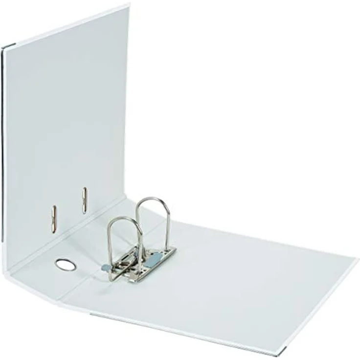 Falken Ordner 9984030, PP, A4, 8cm, Kunststoffordner, weiß – Bild 2