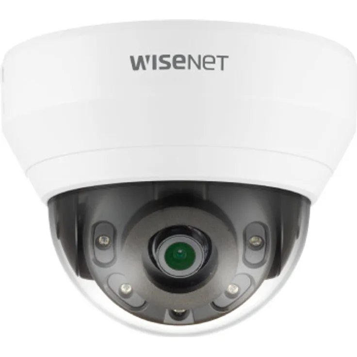 Hanwha Techwin Hanwha QNV-7012R IP-Sicherheitskamera Outdoor 4MP Tag&Nacht Audio LAN MJPEG H.264 H.265 Gleichstrom 12V/PoE Klasse 3 - Zimmerdecke - Weiß