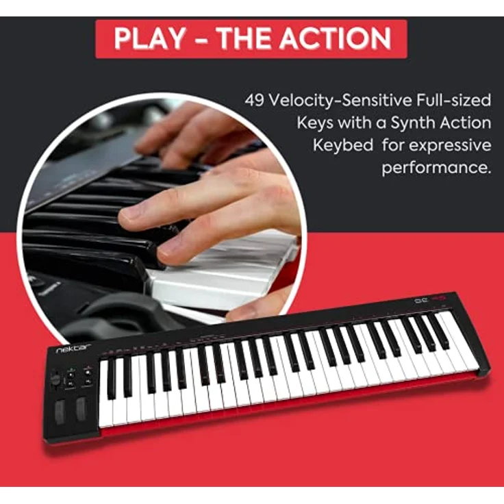 Nektar SE49 USB MIDI Keyboard Controller with Nektar DAW Integration – Bild 6