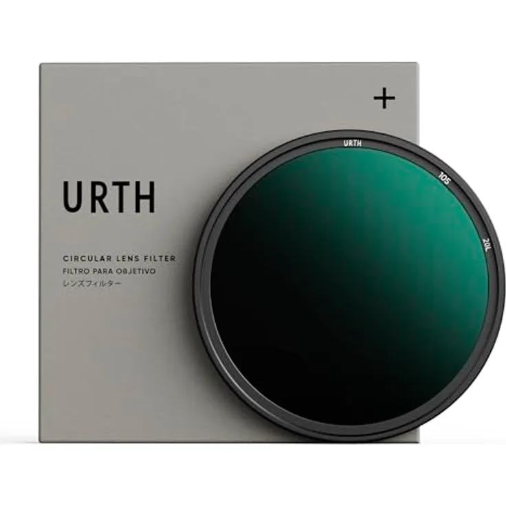 Urth 105 mm Graufilter ND1000 (10 Stop) ND Filter Plus+ in Hellgrau