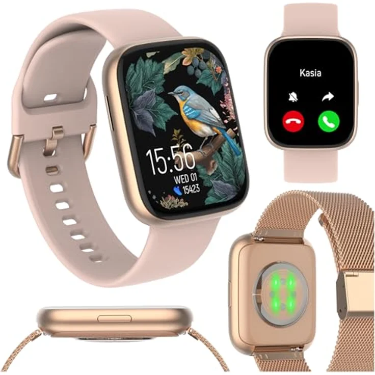 FOREVER Smartwatch SW-330 ForeVigo 4 Rose Gold, AMOLED Bildschirm, leistungsstarker Akku – Bild 1