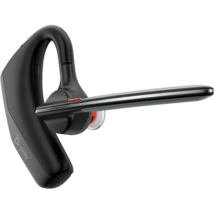 Poly Voyager Legend 30, Bluetooth-Headset mit Noise Cancelling, WindSmart-Technologie, Smart-Sensor, 10 Stunden Akkulaufzeit, ergonomisches Design, schwarz – Bild 2