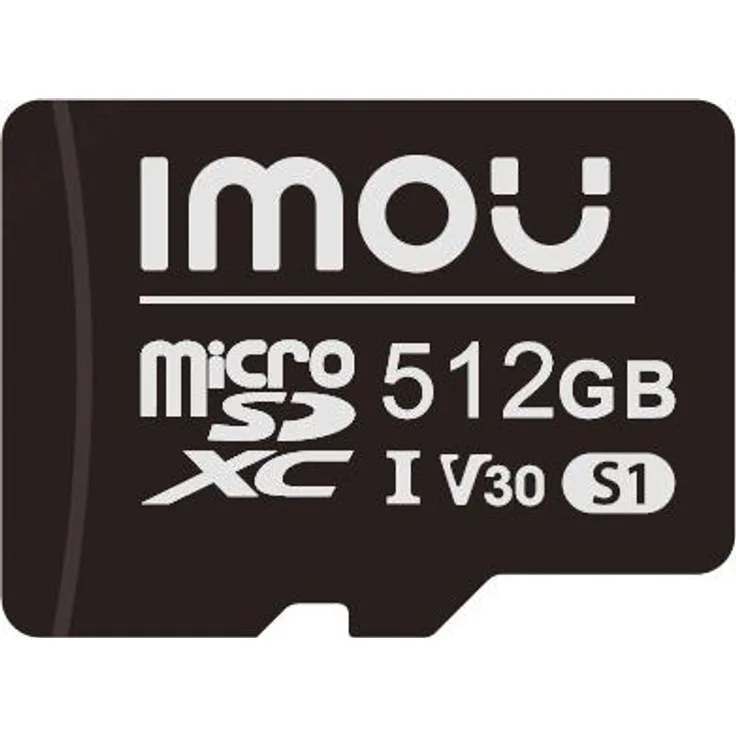 Imou ST2-512-S1, 512 GB MicroSD Speicherkarte, Klasse 10, U3, V30, schwarz