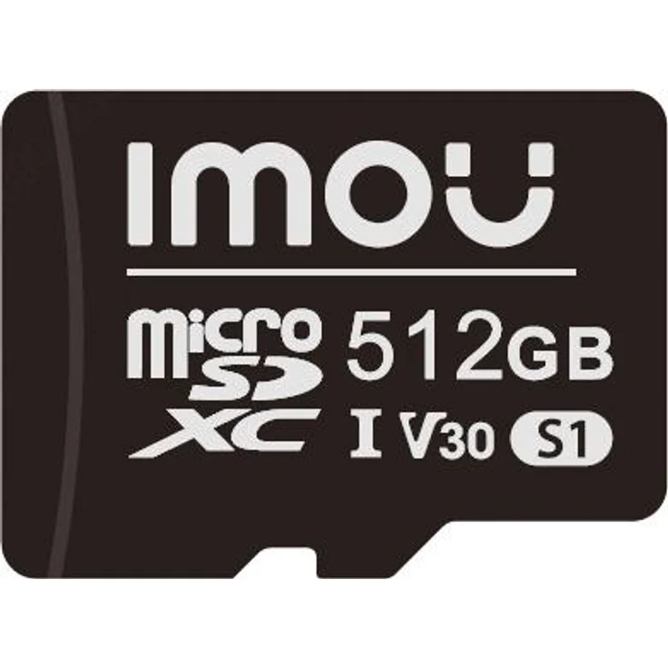 Imou ST2-512-S1, 512 GB MicroSD Speicherkarte, Klasse 10, U3, V30, schwarz