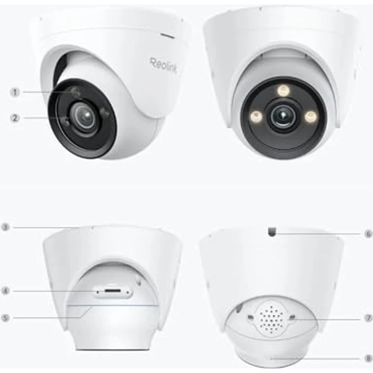 Reolink ColorX Series P335X, 8MP IP Überwachungskamera mit PoE, IP67 Wetterschutz und Nachtsicht in Farbe – Bild 5