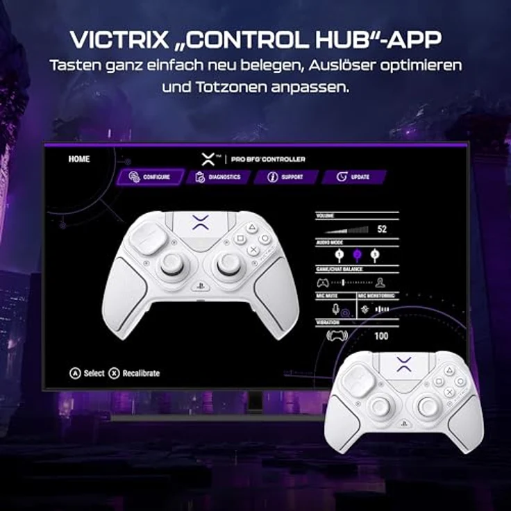 Turtle Beach Victrix Pro BFG Reloaded, Wireless Gaming Controller mit anpassbaren Modulen und 11 Komponenten, Weiss – Bild 8