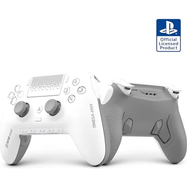 SCUF Omega Kabelloser Performance Gaming Controller Weiß für PlayStation 5, PC
