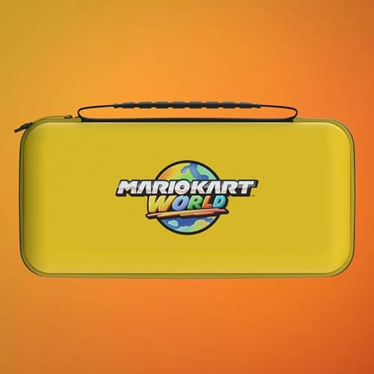 Turtle Beach PlayTrek Reiseetui - Mario Kart World für Nintendo Switch 2, im Dunkeln leuchtendes Design, mit gepolsterter Klappe und Platz für 12 Spielkarten – Bild 7
