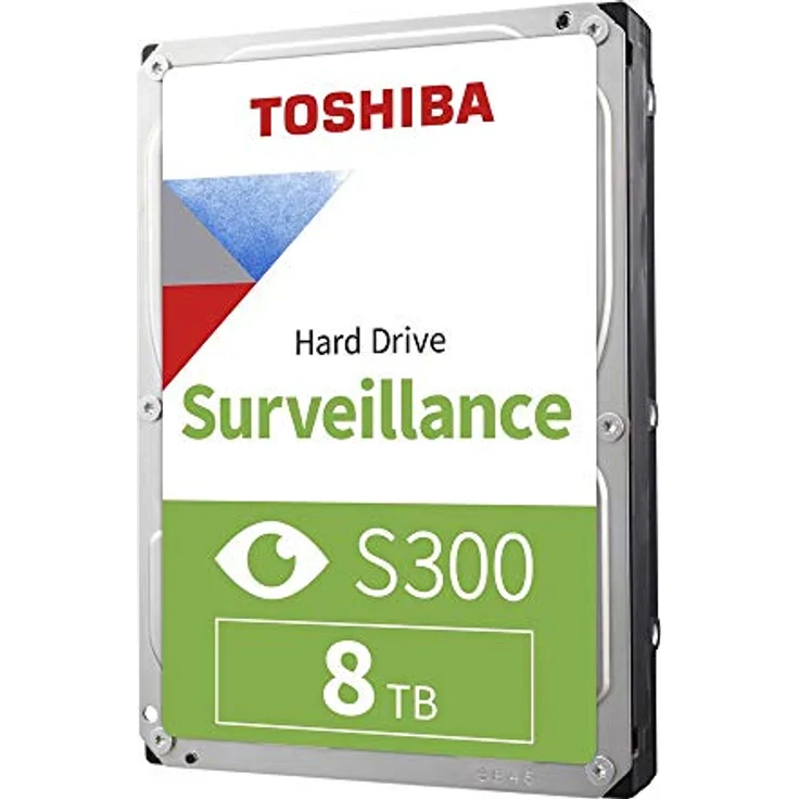 Toshiba S300 Surveillance - Festplatte - 8 TB - intern - 3.5 Zoll (8.9 cm) - SATA 6Gb/s - 7200 rpm - Puffer: 256 MB (HDWT380UZSVA) – Bild 2
