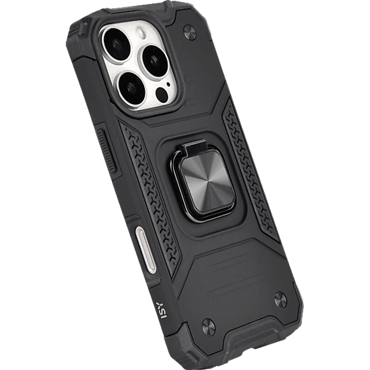 ISY ISC-6107 Rugged Case, Backcover für Apple iPhone 16 Pro, Schwarz