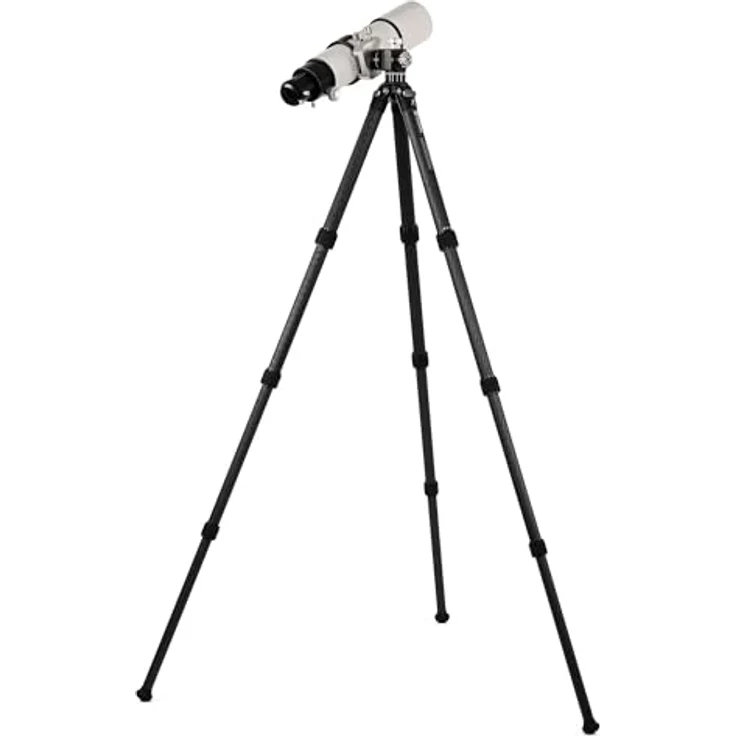 Omegon Teleskop AC 90/500 AZ-Baby Visual Set, achromatischer Refraktor, 90 mm Öffnung, ideal für Reisen und Astrofotografie – Bild 5