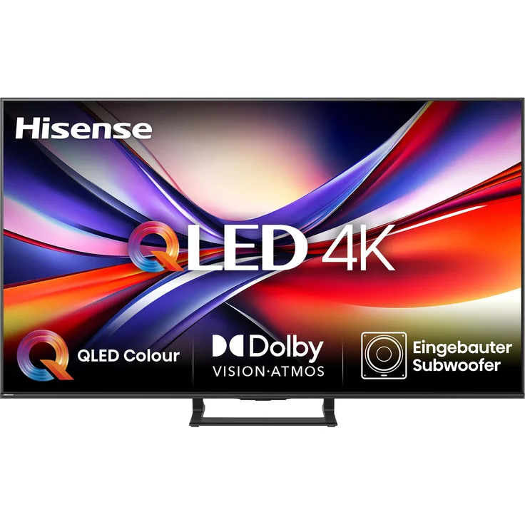 Hisense 75A7Q, 75 Zoll QLED Fernseher mit Dolby Atmos, Dolby Vision, Ultra HD und GameModePlus, Schwarz