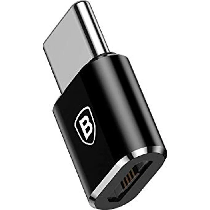 Baseus Adapter - Micro USB female to Type C male - (CAMOTG-01) Black – Bild 6
