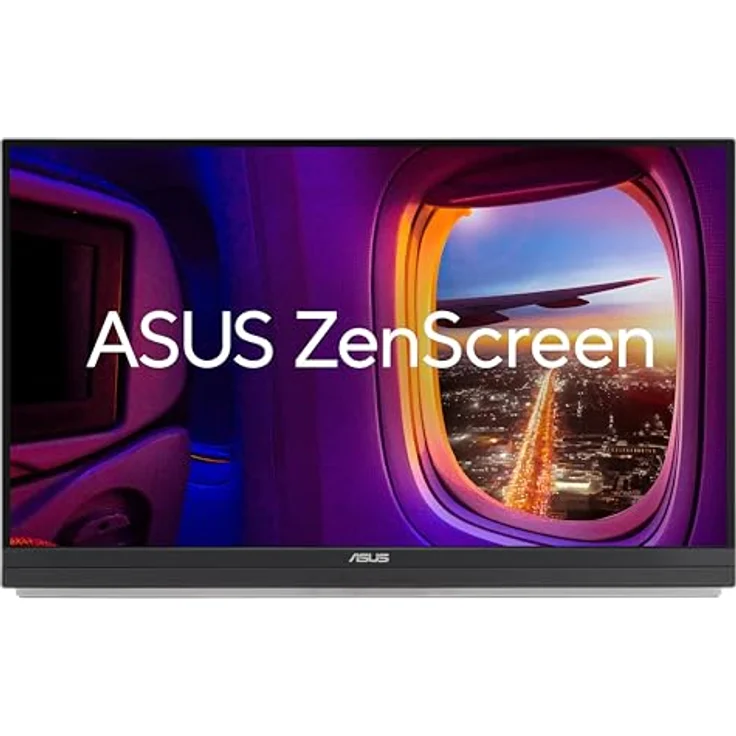 ASUS ZenScreen MB27ACF - 27 Zoll tragbarer USB Monitor - WQHD 2560x1440, USB Typ-C 70 Watt, HDMI, Autorotation, Kickstand, Adaptive-Sync - 100 Hz IPS Panel, 16:9, entspiegelt, Lautsprecher – Bild 1