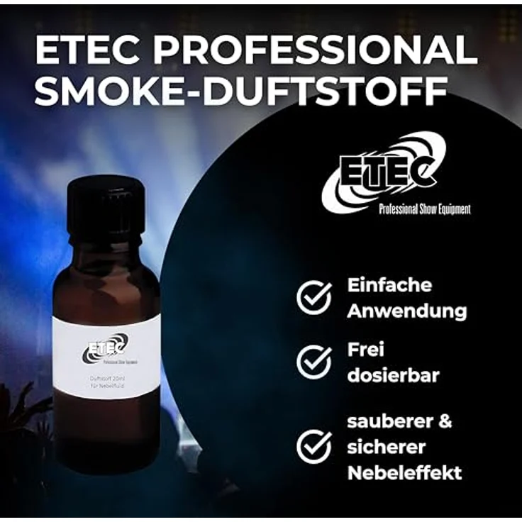 ETEC SMOKE-COCONUT DUFTSTOFF für Nebelfluid, 20 ml, tropischer Kokosnussduft für Nebelmaschinen, ideal für Party und Events – Bild 3