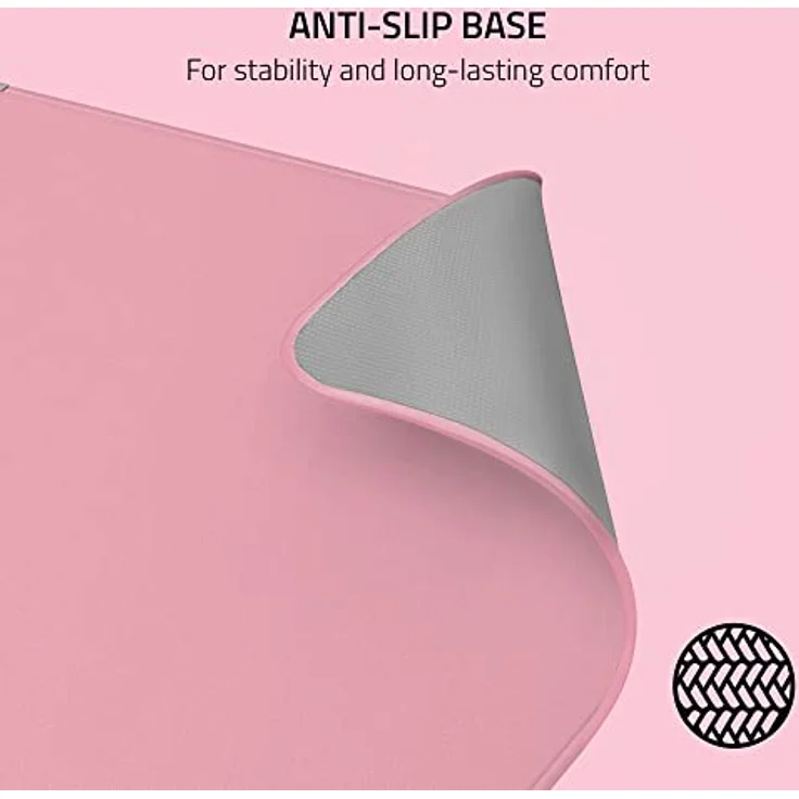 Razer Strider L - Hybrid-Mauspad mit weicher Unterseite und Oberseite für sanfte Swipes (Optimiert Optische Maussensoren, rutschfest) Quartz, RZ02-03810300-R3M1 – Bild 3