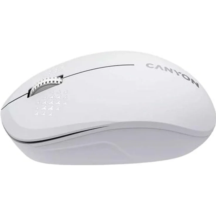 Canyon Wireless Mouse MW-04 Optical/BT/3 Keys/R+L weiß - Bluetooth 5.0, Optischer Sensor, bis zu 1200 DPI – Bild 4