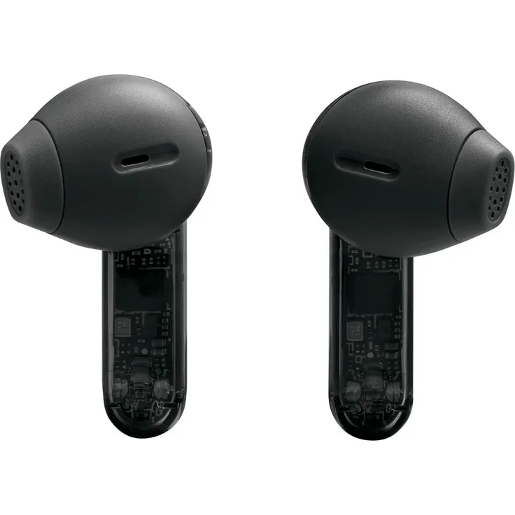 JBL Tune Flex Ghost 2, Kabellose In-Ear Kopfhörer mit adaptiver Geräuschunterdrückung, 48 Std. Spielzeit, IP54 Schutz – Ghost Black