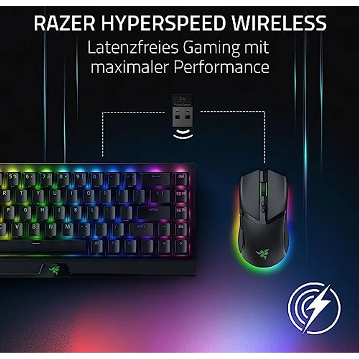 Razer Cobra Pro - Individuell anpassbare kabellose Gaming-Maus mit Razer Chroma RGB (10 Anpassbare Tasten, Chroma-Beleuchtung mit 11 Zonen, Optischer Focus Pro Sensor mit 30K) Schwarz – Bild 5
