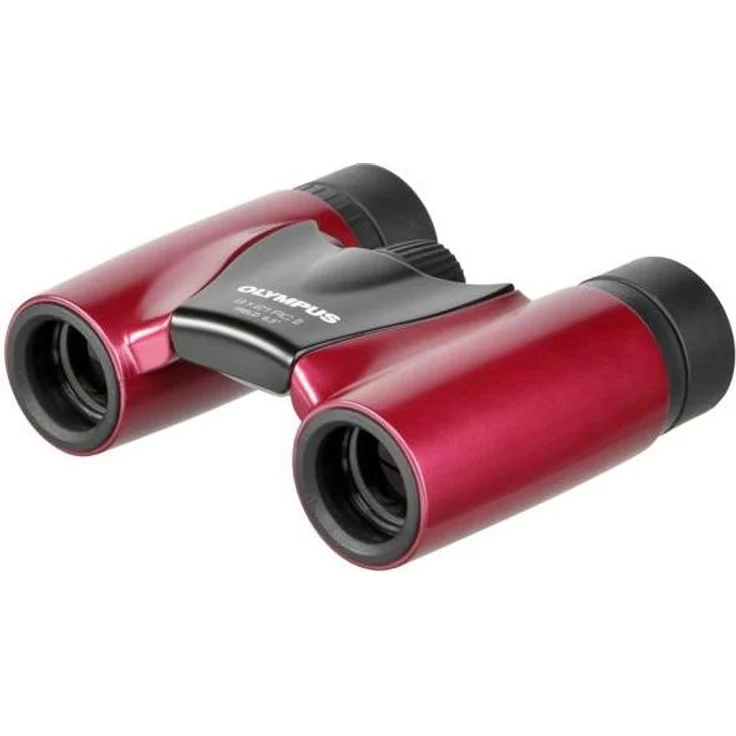 Olympus Slim 8x21 RC II, kompakte Fernglas mit klappbarem Design, UV-Beschichtung und BaK-4 Prismen, Magenta