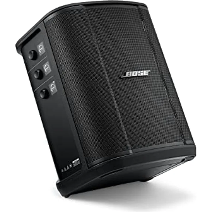 Bose Neues S1 Pro+ All-in-One kabelloses, tragbares Bluetooth-Lautsprecher-PA-System - Schwarz