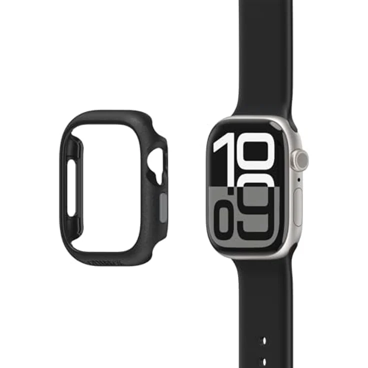 Otterbox Bumper Schutzhülle für Apple Watch Series 10, 46mm, Schwarz/Grau, optimaler Schutz vor Stößen und Kratzern – Bild 4