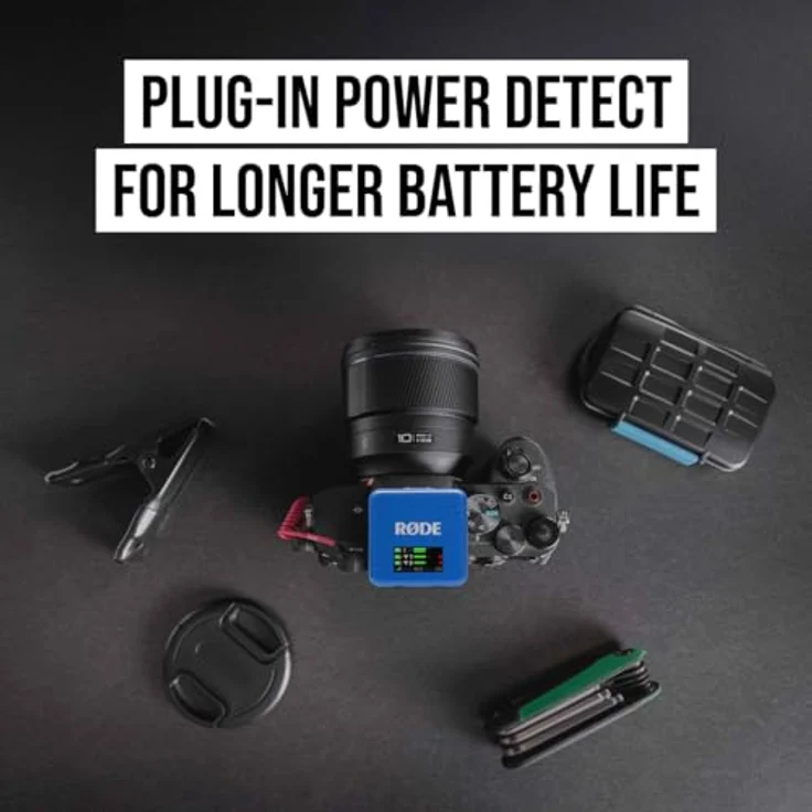 RØDE Wireless GO III, Drahtloses Mikrofon mit 32-Bit Float-Technologie, 24 GB Speicher, Kobaltblau – Bild 7