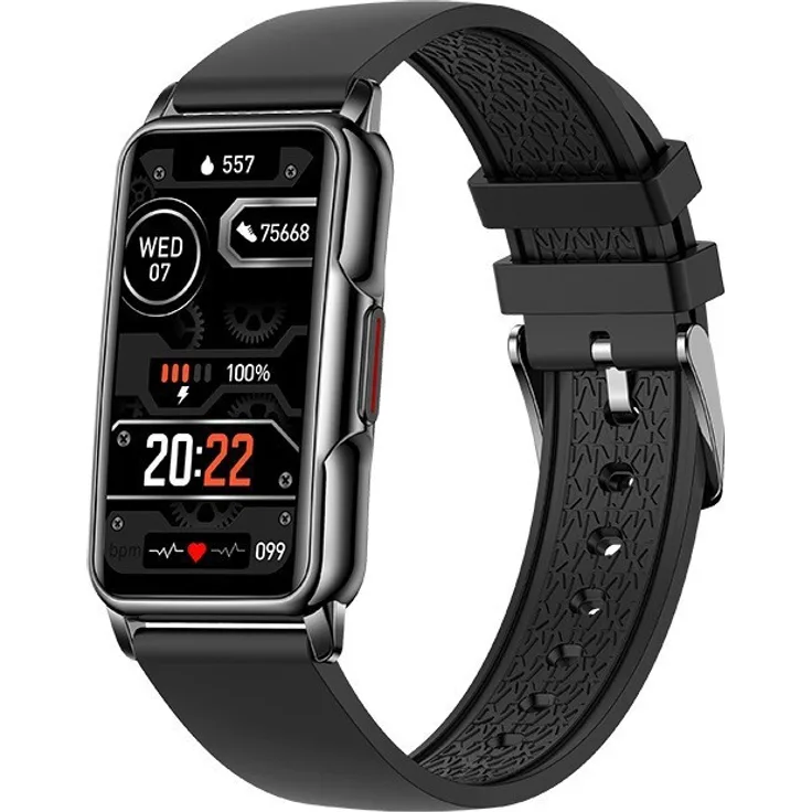 mc star T1003-01-18014, Smartwatch für Damen und Herren, 1.47 Zoll HD Touchscreen, Fitnessuhr mit Blutdruckmessung und Schrittzähler, kompatibel mit Android iOS