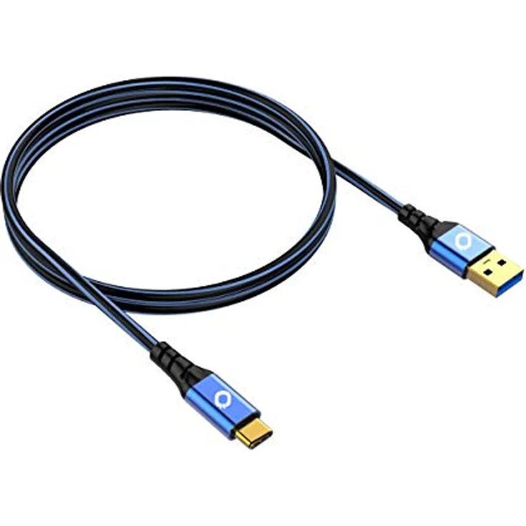 Oehlbach USB Plus C3 - USB-Kabel für Smartphones Typ A 3.0 zu Typ C 3.1 - PVC-Mantel - OFC, blau-schwarz 3m – Bild 4