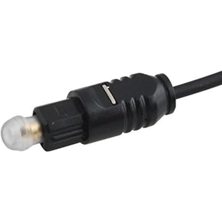 HDSupply TC010-020 Toslink S-PDIF Audio Kabel, optisch LWL, Stecker-Stecker, 2,2mm, 2,00m, schwarz – Bild 5