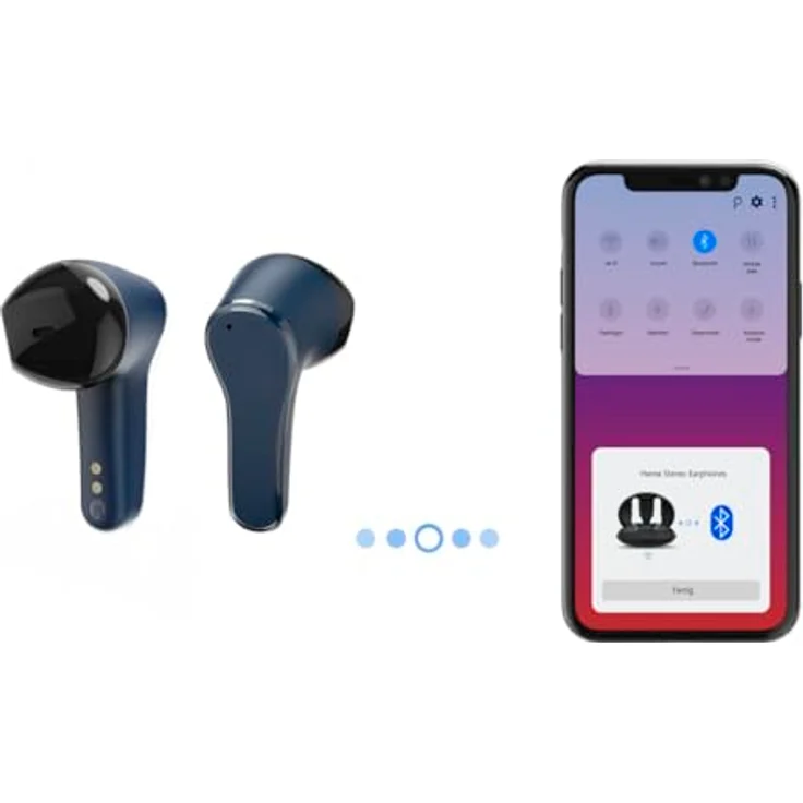 Hama Spirit Unchained wireless In-Ear-Kopfhörer (Echo Noise Cancellation (ENC), Freisprechfunktion, True Wireless, kompatibel mit Siri, Google Assistant, A2DP Bluetooth, AVRCP Bluetooth, Bluetooth, HFP, Schwarz) – Bild 5