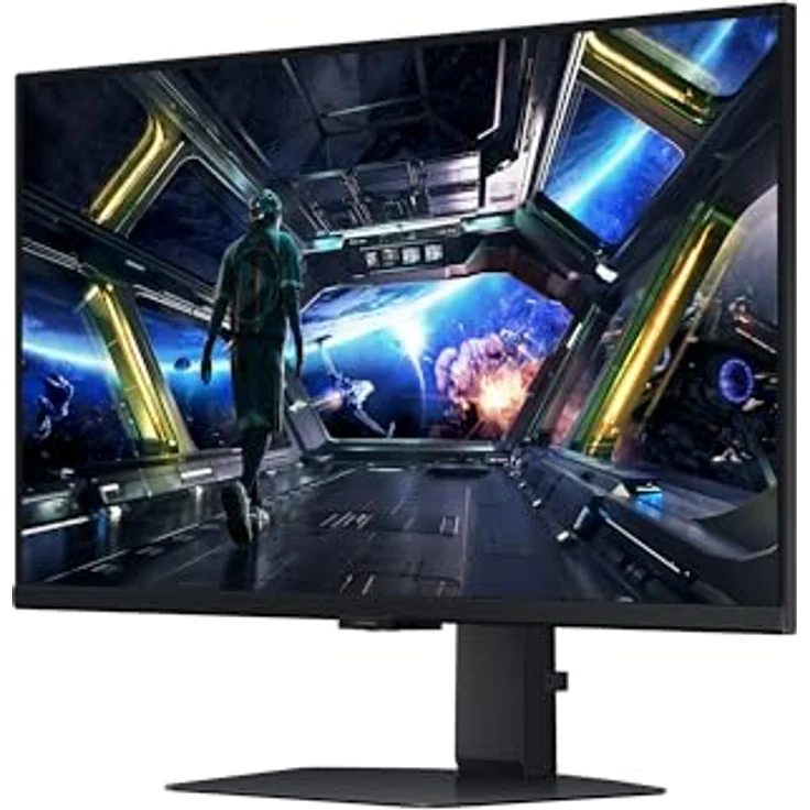Samsung Odyssey G70D 4K Gaming Monitor, 27 Zoll, IPS-Panel, AMD FreeSync Premium, HDR10+, 1 ms Reaktionszeit, 144 Hz, schwarz – Bild 3