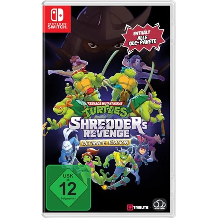Silver Lining Interactive Teenage Mutant Ninja Turtles: Shredder's Revenge Ultimate Edition - Nintendo Switch, inklusive alle DLCs, Retro-80er-Pixelgrafik, epische Storyline und remixed Soundtrack – Bild 1