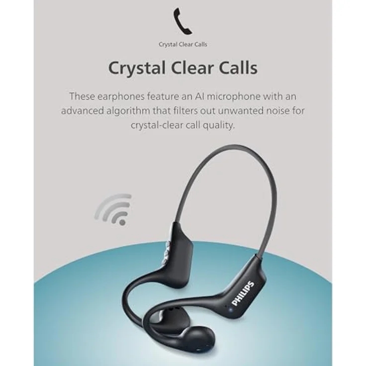 Philips Open-ear Wireless Sports Headphones, kabellose Sportkopfhörer in Schwarz – Bild 10