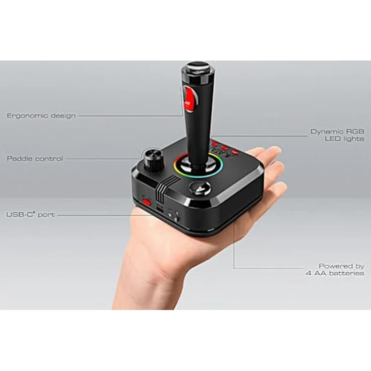 ATARI Atari Gamestation Pro, Konsole mit über 200 Spielen, inklusive Atari 2600, 5200, 7800 und Arcade-Klassikern – Bild 7