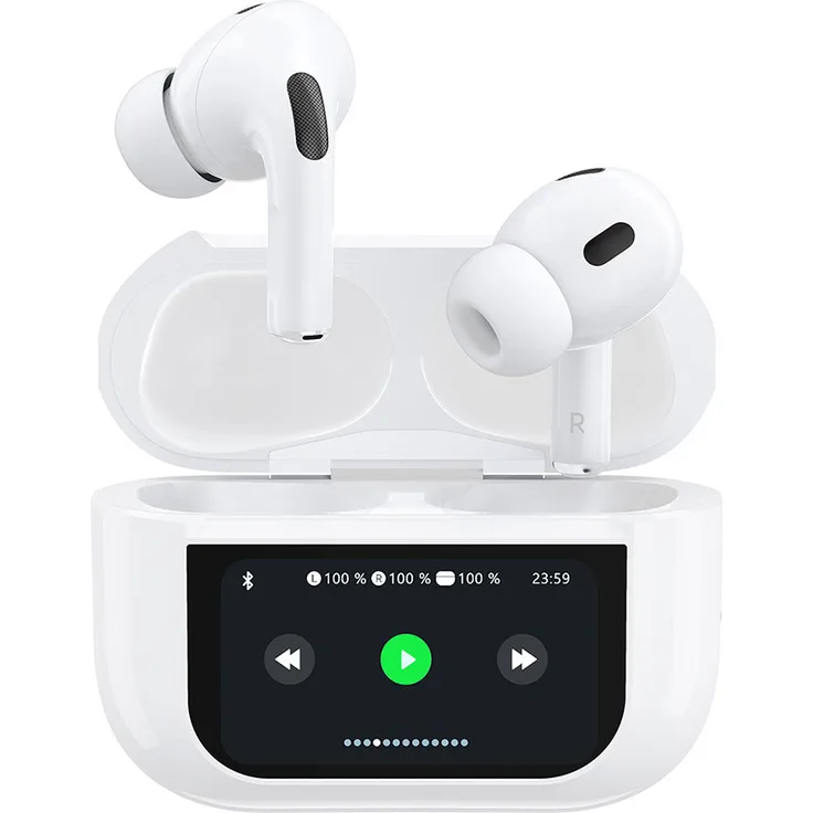 Dudao U19 Kabellose In-Ear Bluetooth 5.3 Kopfhörer mit LED-Anzeige - Weiß