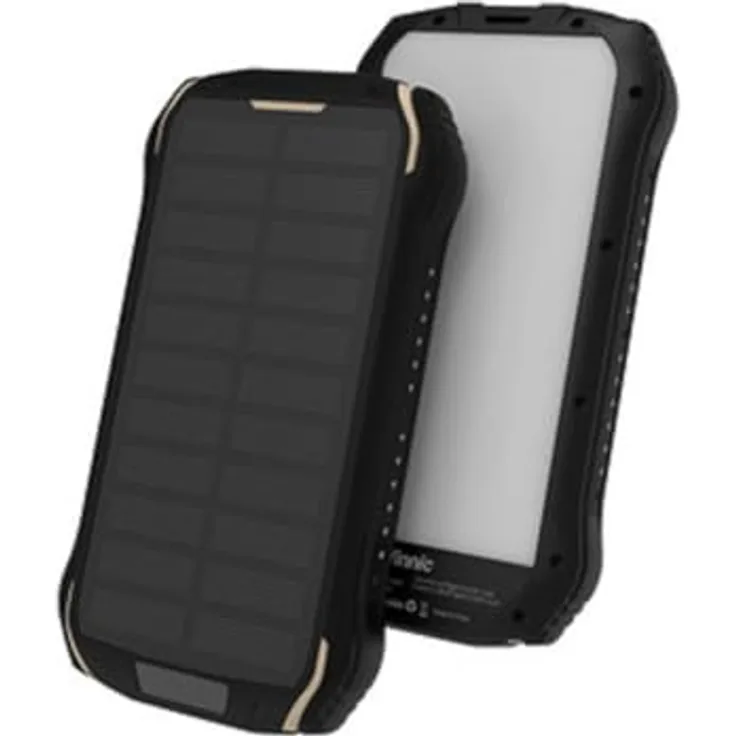 VINNIC SACA PEAK Solar Powerbank 20.000mAh IP65 1xUSB-C, 2xUSB-A, Schwarz - Preisvergleich