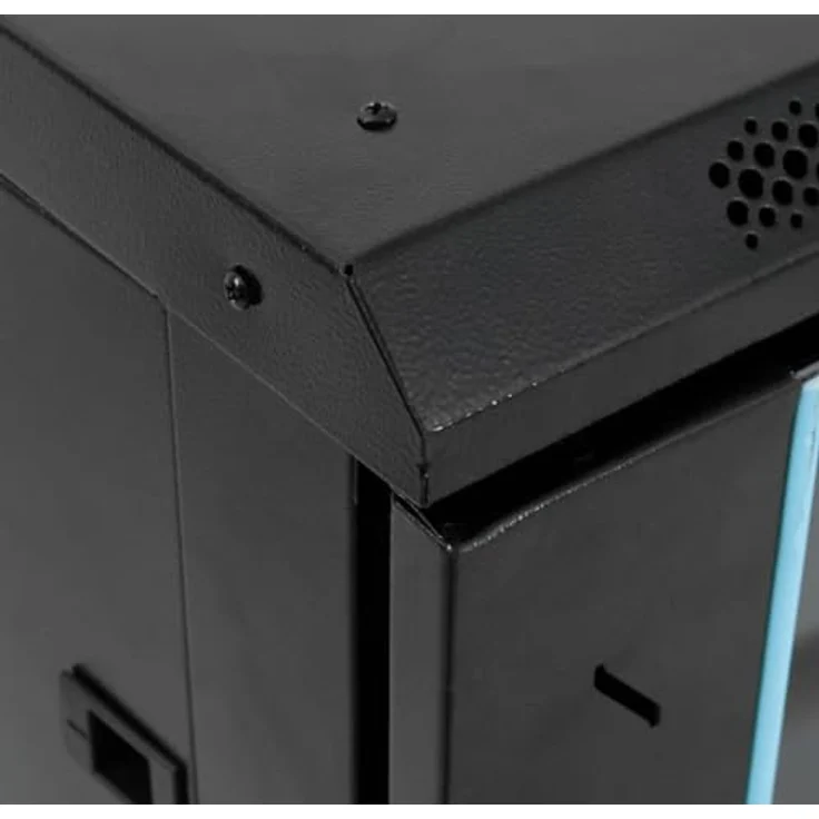 vidaXL 22U Netzwerkschrank, Serverschrank abschließbar mit Lenkrollen, freistehend, 19" IP20, abnehmbare Seitenteile – Bild 3