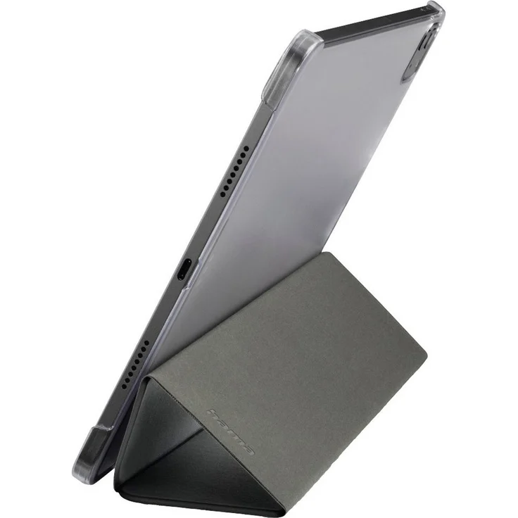 Hama Tablet-Hülle Hama Fold Clear iPad Cover / Tasche Apple iPad Pro 11 (2024) Book Cov, Schwarz, Standfunktion, transparente Rückseite