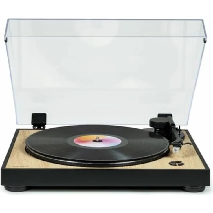 Thomson Plattenspieler Tourne-Disques THOMSON schwarz und Bois, mehrfarbig, Maße: 44,2 x 48,4 x 22 cm – Bild 2