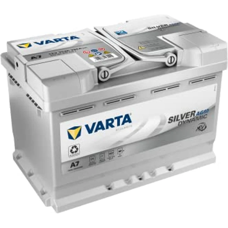 VARTA A7 Silver Dynamic AGM, 12V 70Ah 760A Autobatterie für Start-Stop Systeme, rüttelfest und auslaufsicher – Bild 4