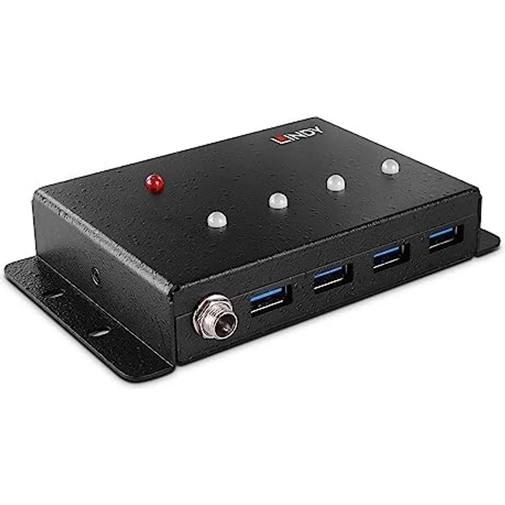 Lindy 4 Port USB 3.0 Metall-Hub – Bild 1