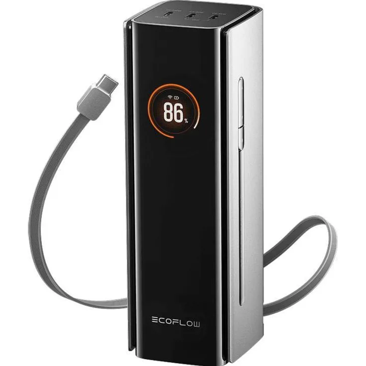 EcoFlow RAPID Pro Powerbank 27.650mAh (27.65 mAh, 300 W), leistungsstarke Powerbank für unterwegs
