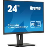 iiyama Prolite XUB2495WSU-B7 24,1" IPS LED-Monitor WUXGA 16:10 HDMI DP USB3.2 USB-C schwarz, CAD-Bereich geeignet, höhenverstellbar