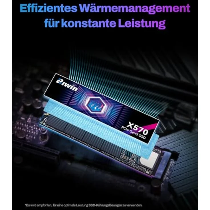 BIWIN Black Opal X570 Gen5 Gaming SSD 1TB - M.2 2280 NVMe PCIe 5.0, bis zu 14000 MB/s Lesen, 3D TLC NAND, DRAM-loses Design, 5 Jahre Garantie – Bild 5