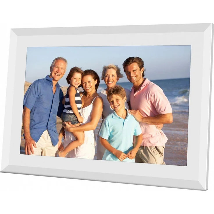 Sencor Digital photo frame with Wifi SDF 1091W 10.1-inch 4.6 memory (10.10", 1280 x 800 Pixel), Digitaler Bilderrahmen, Weiss