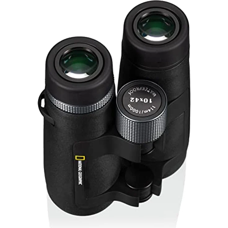 National Geographic Fernglas Trueview NG 10x42, wasserdicht, BaK4-Dachkantprismen, gummiertes Gehäuse, inkl. Tasche – Bild 2